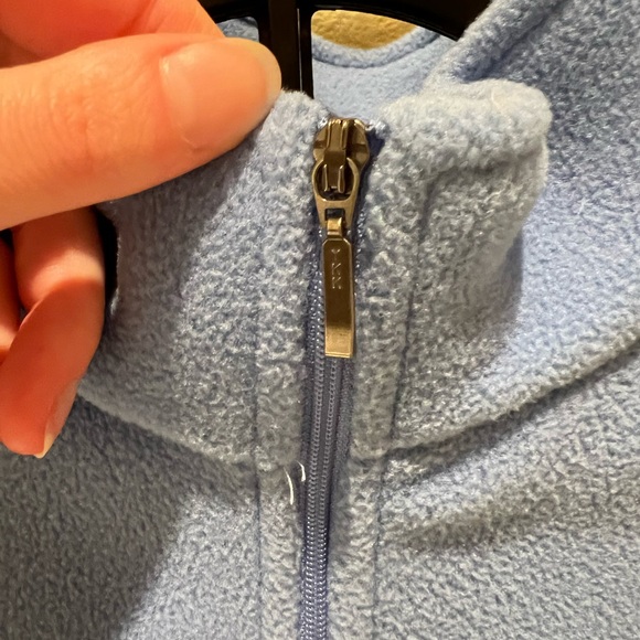 NWOT LL Bean Women’s Small Light Blue Fleece Zip Jacket! - Picture 6 of 9